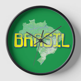 Brazil Clock