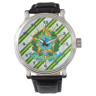 Brazil coat arms watch