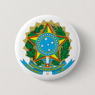 Brazil Coat of Arms Button