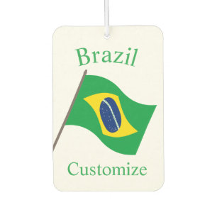 Brazil Country Flag Thunder_Cove Car Air Freshener