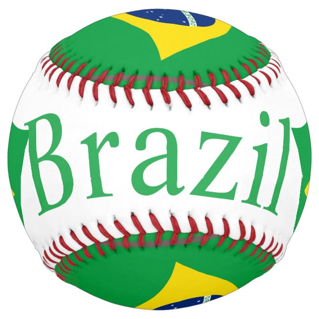 Brazil Country Flag Thunder_Cove Softball (Front)