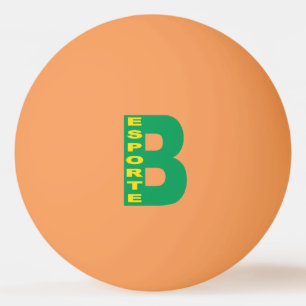 BRAZIL EXPORTS 3-star orange ping-pong ball