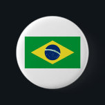 brazil flag 6 cm round badge<br><div class="desc"></div>
