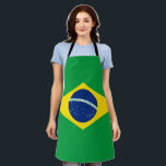 Brazil flag All-Over Print Apron<br><div class="desc">Brazil flag All-Over Print Apron</div>