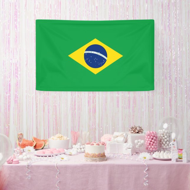 Brazil flag banner (Party)