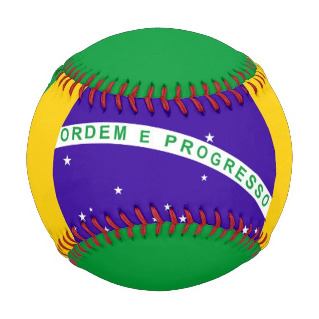 Brazil Flag Baseball (Front)