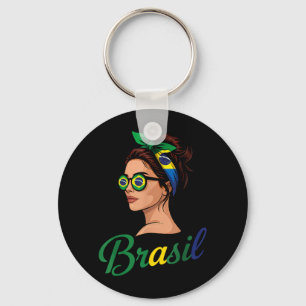 Brazil Flag Brazilian Roots Brasilian Pride Brasil Key Ring