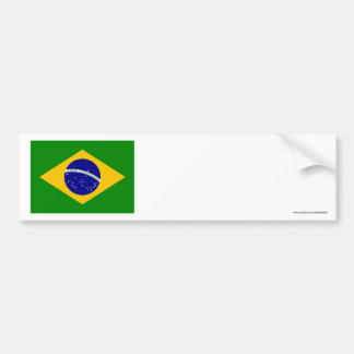 Brazil Flag Bumper Sticker