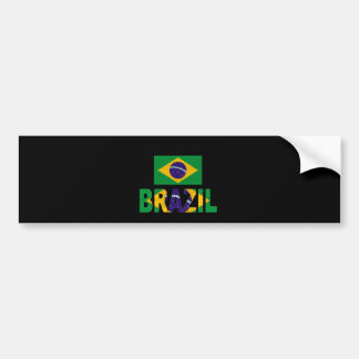 Brazil flag bumper sticker