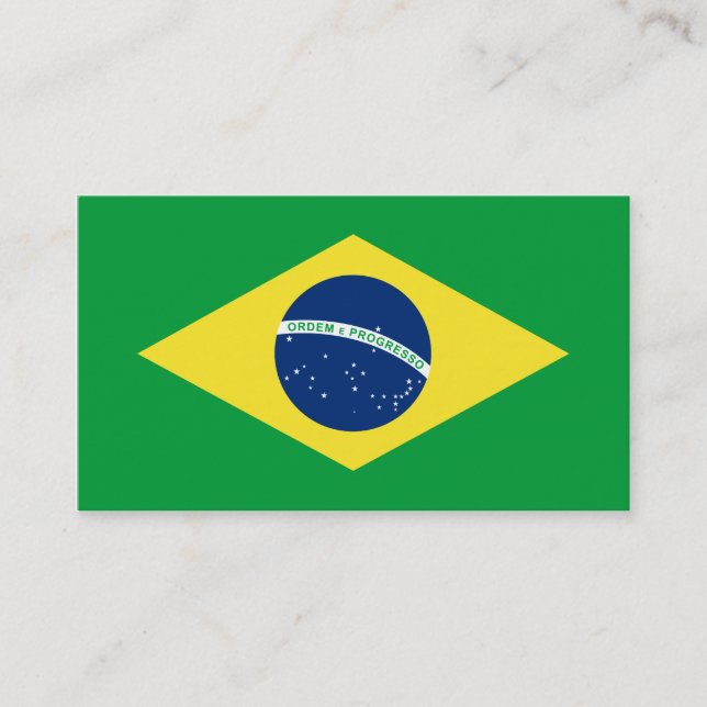 brazil flag business card (Front)