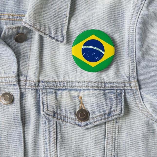 Brazil flag Button (In Situ)