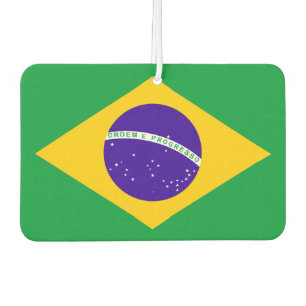 Brazil Flag Car Air Freshener