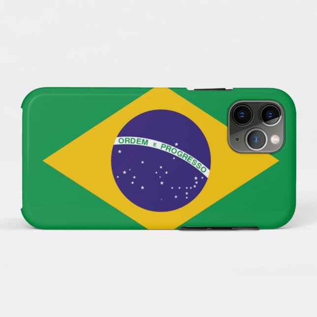 Brazil flag Case-Mate iPhone case (Back (Horizontal))