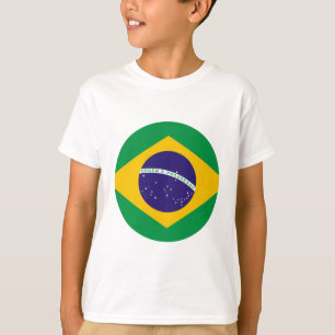 Brazil Flag Circle The MUSEUM Zazzle T-Shirt