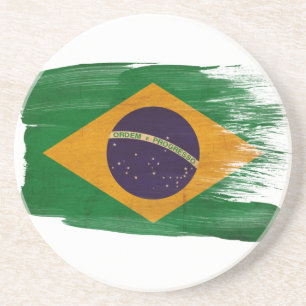 Brazil Flag Coasters