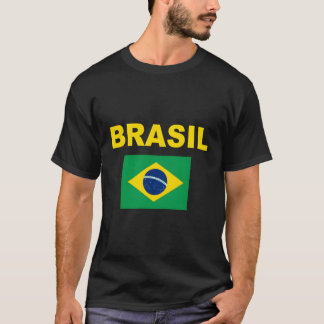 Brazil Flag Cool Brasil Flag Brazilian Flags Men W T-Shirt