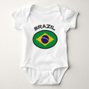 Brazil Flag - Cool Design! Baby Bodysuit