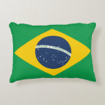 Brazil Flag Decorative Cushion<br><div class="desc">World nations flags on Pillows.</div>