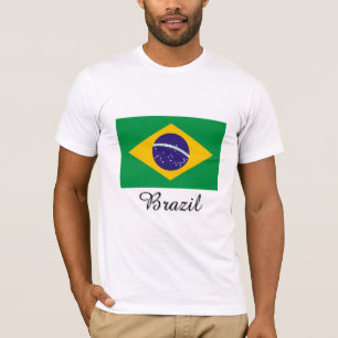 Brazil Flag Design T-Shirt