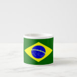 Brazil Flag Espresso Cup<br><div class="desc">Brazilian Flag,  Flag of Brazil</div>