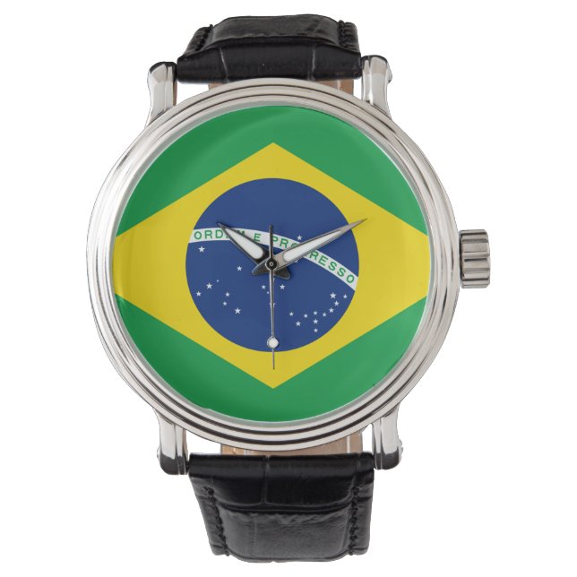 Brazil flag eWatch Watch (Front)