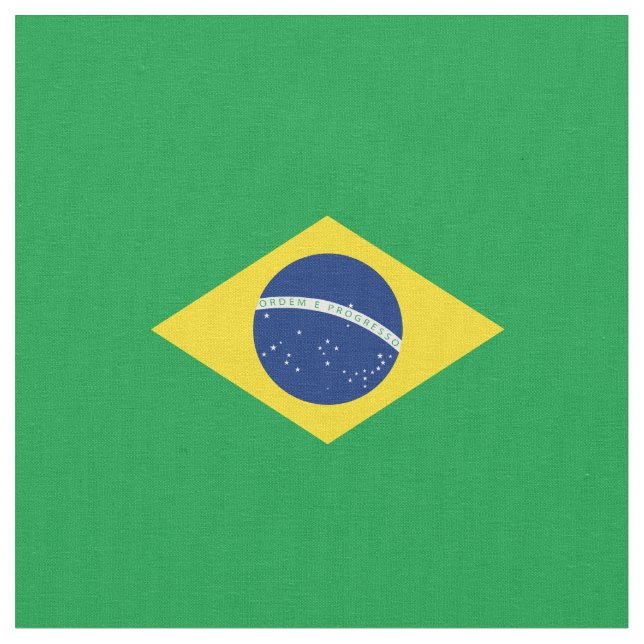 Brazil flag fabric (Close Up)