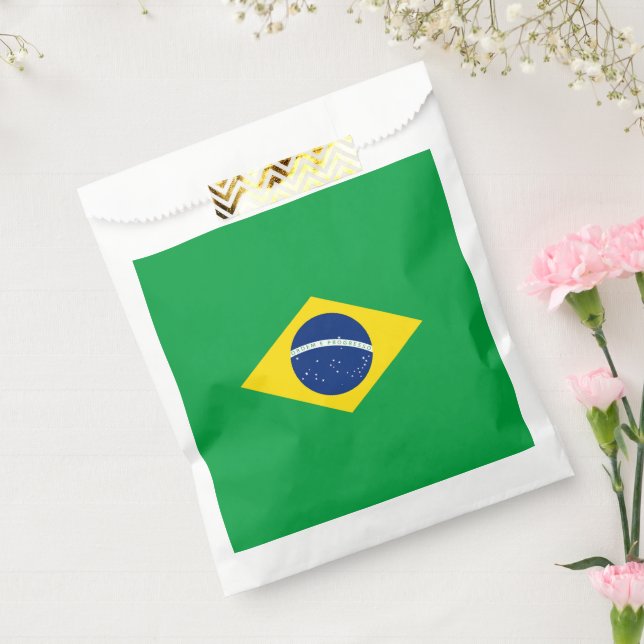 Brazil flag favour bags (Sealed)