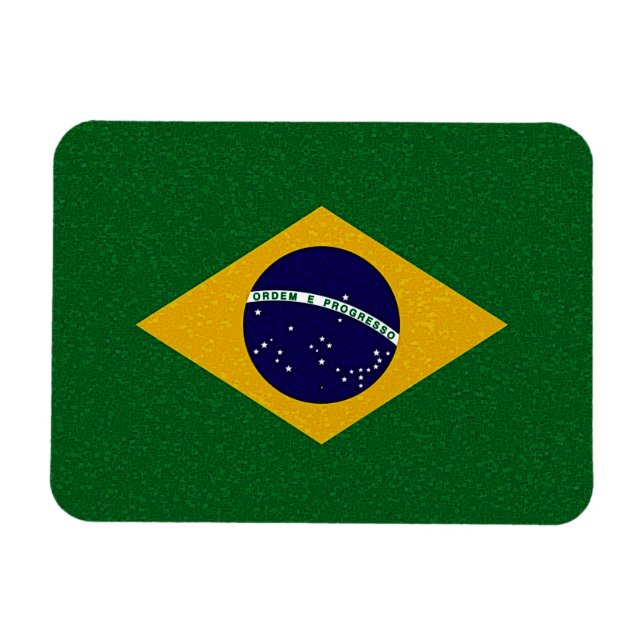 BRAZIL FLAG Flexible Magnet (Horizontal)