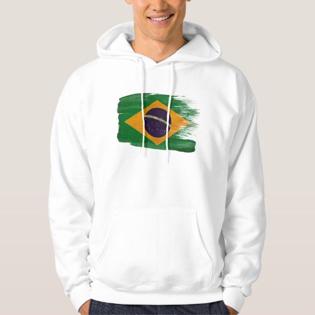 Brazil Flag Hoodie (Front)