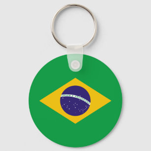 Brazil Flag Key Ring