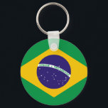 Brazil flag key ring<br><div class="desc">Flag of Brazil</div>