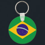 Brazil Flag Key Ring<br><div class="desc">Brazil Flag</div>