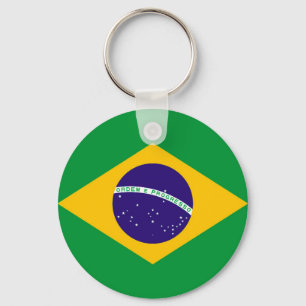 Brazil Flag Key Ring