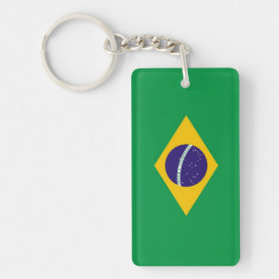 Brazil Flag Key Ring