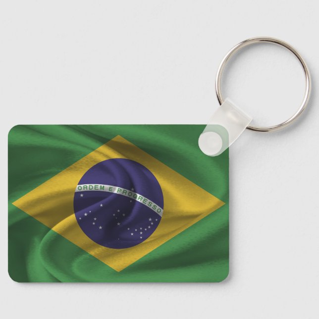 Brazil Flag Keychain (Front)
