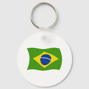 Brazil Flag Keychain