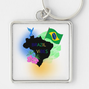 Brazil Flag Keychain – Stylish & Travel Souvenir K