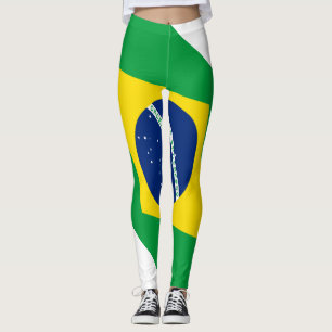 Brazil flag Leggings