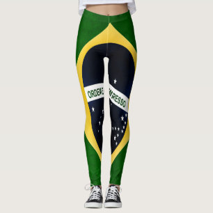 Brazil Flag Leggings