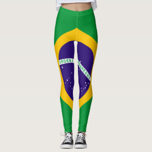 Brazil Flag Leggings