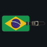 Brazil flag luggage tag<br><div class="desc">Brazil flag</div>