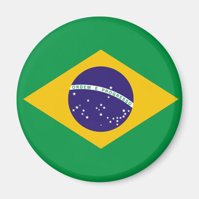 Brazil Flag Magnet (Front)