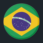 Brazil flag magnet<br><div class="desc">Flag of Brazil</div>