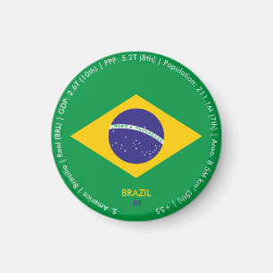 Brazil Flag Magnet