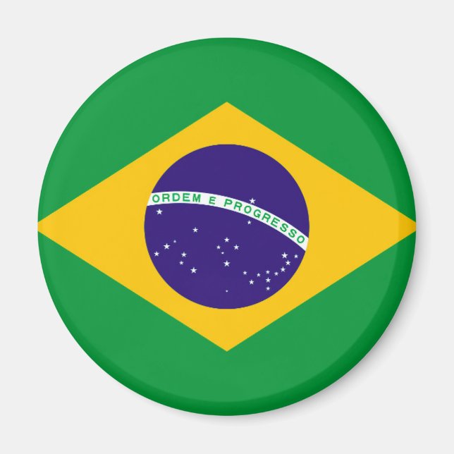 Brazil Flag Magnet (Front)