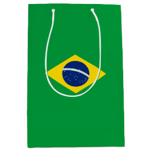 Brazil flag medium gift bag