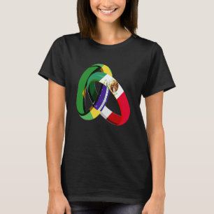 Brazil Flag Mexico Grown Ring Marriage Wedding T-Shirt
