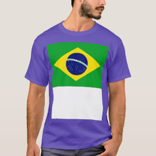 Brazil Flag Minimalist T-Shirt