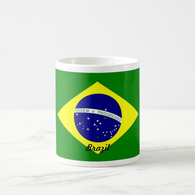 Brazil flag mug (Center)