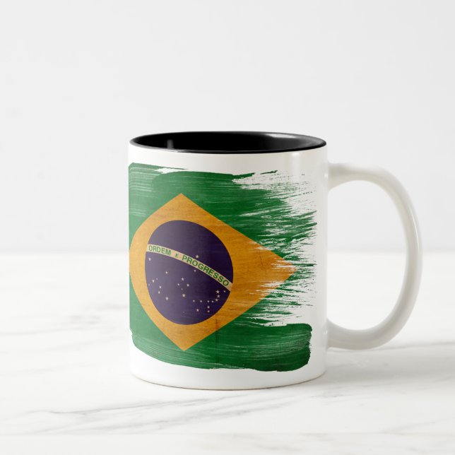 Brazil Flag Mug (Right)